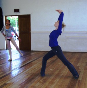 Dancers in rehearsal
